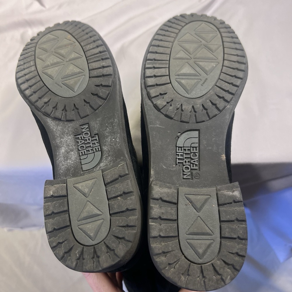 The North Face Womens Bridgeton Black Suede Waterproof Tall Zip Boots Size 8.5 - Picture 8 of 9